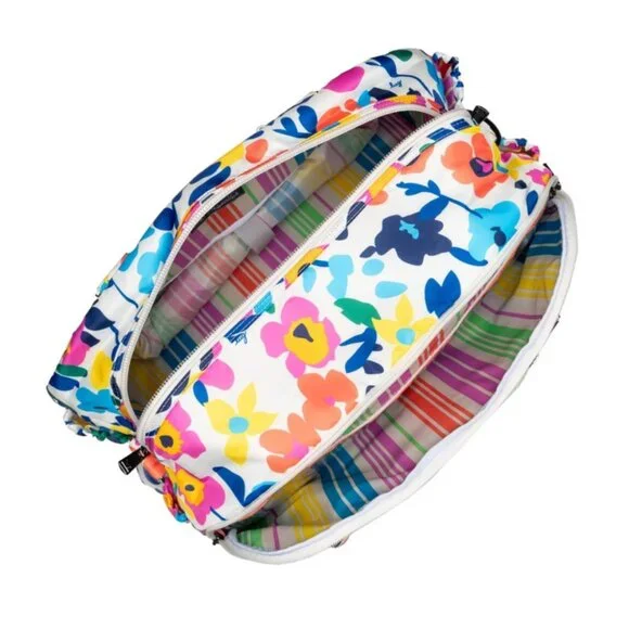 Lug Propeller 2 Overnight Bag Wildflower Brights White with Neon Print - Picture 4 of 16